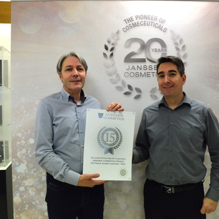 15 Jahre Partnerschaft von Pascal Jourdan und Janssen Cosmetics