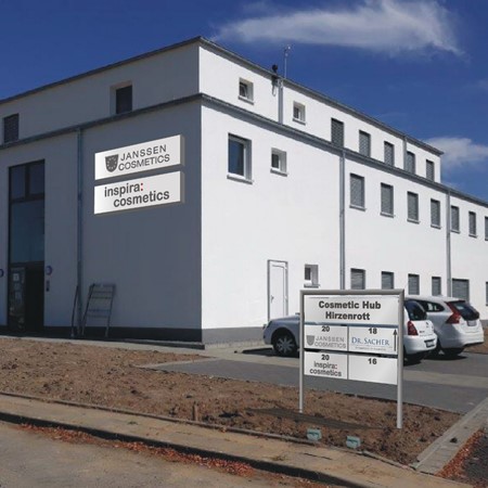 Neubau der Janssen Cosmetics im Gewerbegebiet Pascalstraße in Aachen